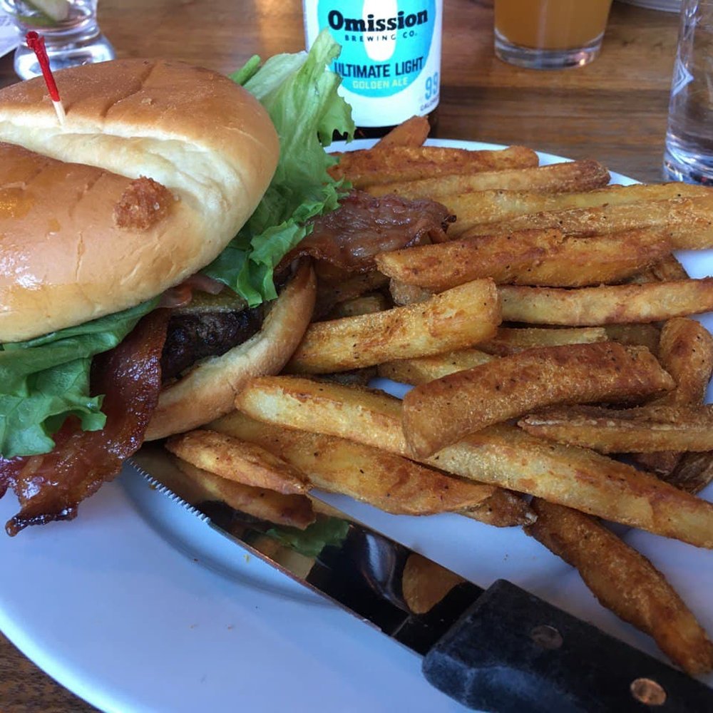 Saranac Public House - Saranac burger with fries - Pubs Near Me - Spokane, Washington Saranac Public House - Saranac burger with fries - Pubs Near Me - Spokane, Washington