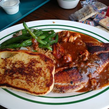 Orleans Seafood Kitchen - Blackened Tilapia w dirty rice was amazing as well as Boudin balls and gumbo... excellent customer service as well. - Cajun/Creole Near Me - Katy, Texas Orleans Seafood Kitchen - Blackened Tilapia w dirty rice was amazing as well as Boudin balls and gumbo... excellent customer service as well. - Cajun/Creole Near Me - Katy, Texas