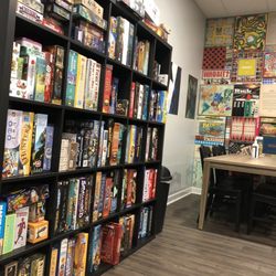 The Board Room - Game Library In addition to the new games for sale, the games in the library are available to grab & play!