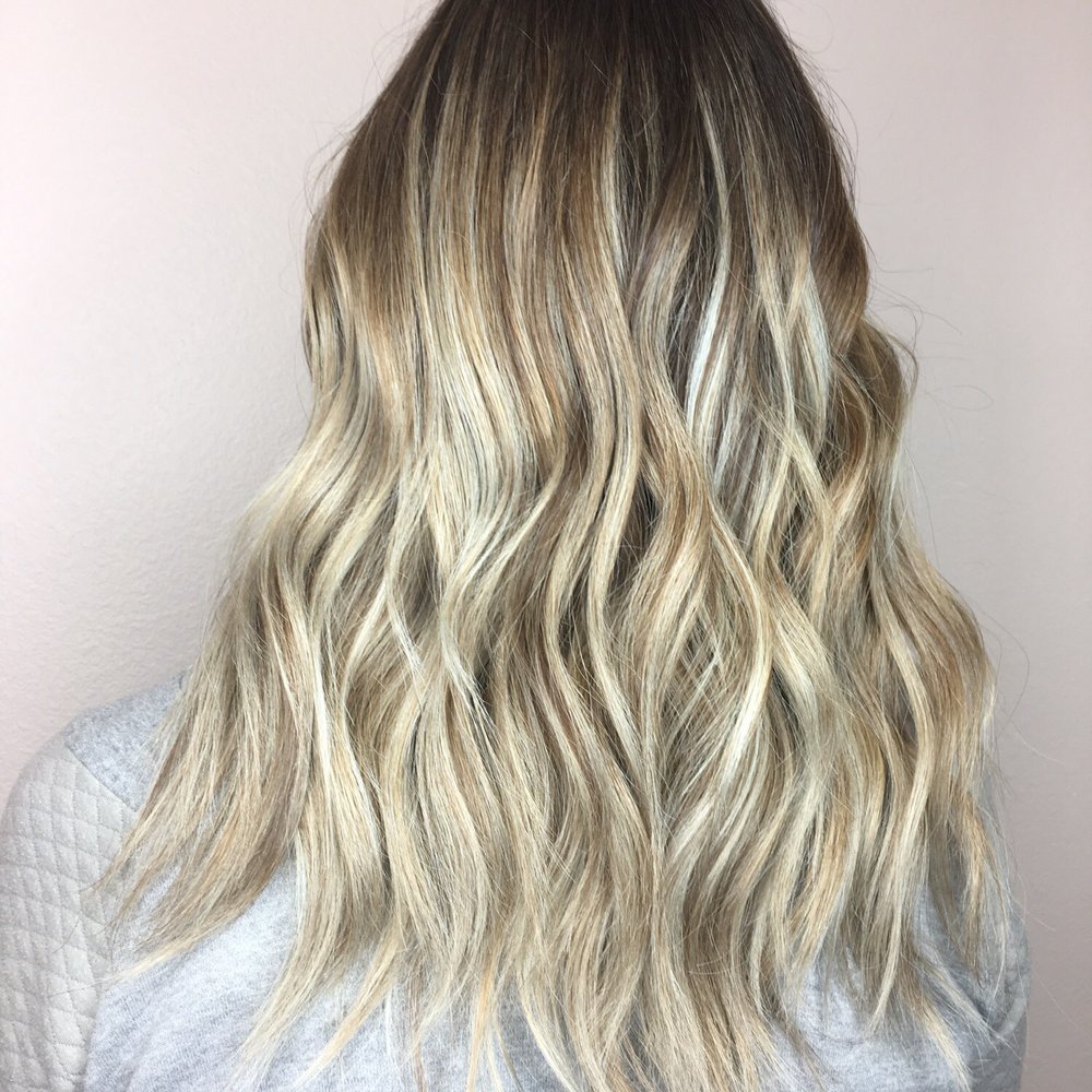 Bloom By Nicole Fermo - 3 balayage session. SO BLONDE. I'm in love with it. Also... no filter - Hair Salons Near Me - Huntington Beach, California