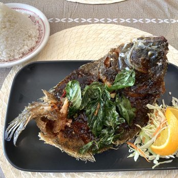 Nice Thai Cuisine - Food- Three Flavors Fried Fish - Thai Near Me - Chesapeake, Virginia