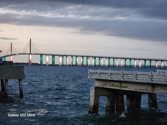Sunshine Skyway Bridge by null