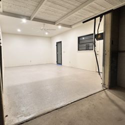 Alpenglow Home Renovation - Epoxy floor coating - Tidal Stone color