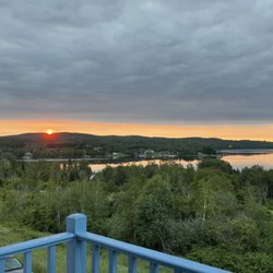 Overlook Motel - Balcony view of the sunrise from the 2nd floor.