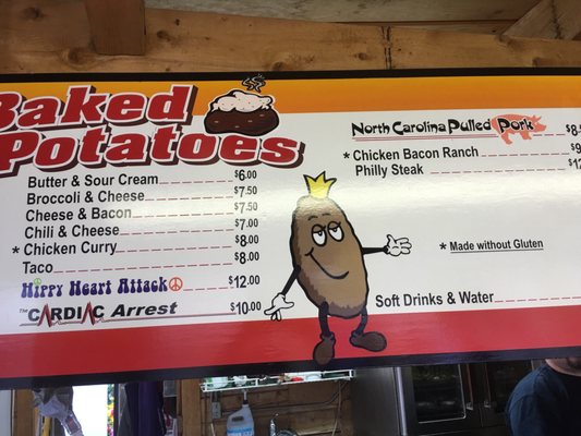 Menu photo 3 Potato Palace Palmer, AK