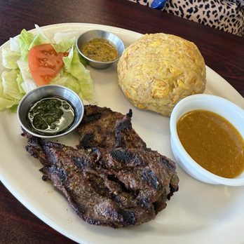 Crazy Pollo Latin Grill - Mofongo con Churrasco - Latin American Near Me - Orlando, Florida