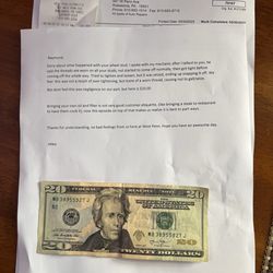 West Penn Automotive - Passive-Aggressive Note