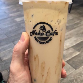 Neko Cafe - Tiramisu milk tea with boba - Bubble Tea Near Me - Riverside, California Neko Cafe - Tiramisu milk tea with boba - Bubble Tea Near Me - Riverside, California