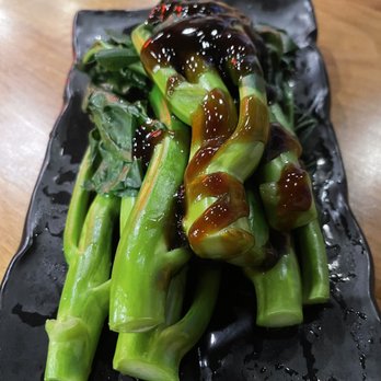 Stick & Steam - Chinese Broccoli w/Oyster Sauce - Dim Sum Near Me - Millbrae, California Stick & Steam - Chinese Broccoli w/Oyster Sauce - Dim Sum Near Me - Millbrae, California