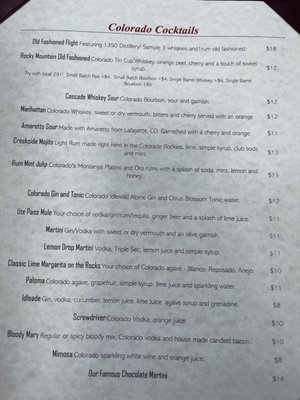 Menu photo 6 Wines of Colorado Cascade, CO Menu photo 6 Wines of Colorado Cascade, CO