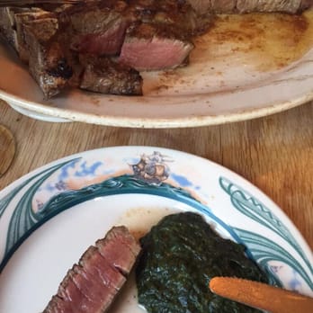 Peter Luger - Medium rare & cream spinach - Steakhouses Near Me - Brooklyn, New York Peter Luger - Medium rare & cream spinach - Steakhouses Near Me - Brooklyn, New York