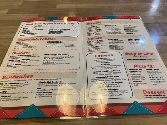 Menu photo 2 Rubattino's Diner & Lounge Renton, WA