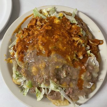 Brown Mug Cafe - Navajo Taco Christmas Style - Mexican Near Me - Winslow, Arizona