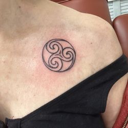 My Living Canvas - Custom designed Triskel/Celtic symbol.