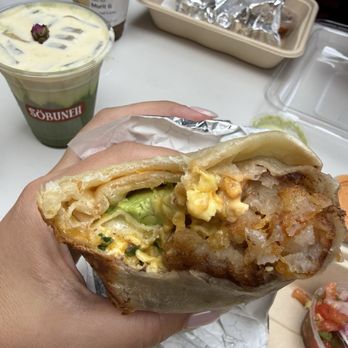 Sobuneh - the Veg breakfast burrito - Coffee & Tea Near Me - West Hollywood, California