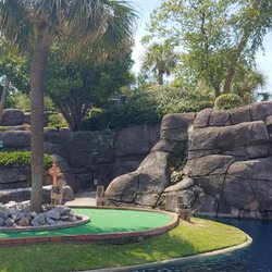 Gilligan's Island Funland - Hole number 3 on the Minnow course.