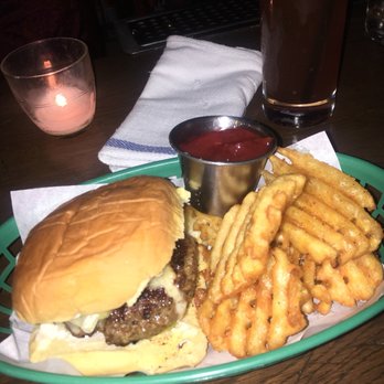 Black Crescent - That side of waffle fries was $6...so it was literally $1 a fry - Cocktail Bars Near Me - New York, New York