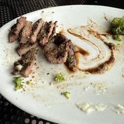 Recovery Sports Grill - RSG sirloin. Over cooked