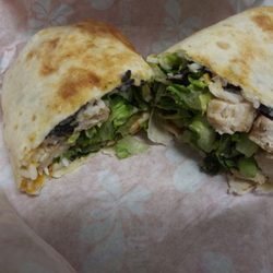 Tropical Smoothie Cafe - Baja chicken wrap $7.89- pretty good