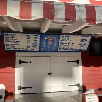 Red's Eats - Some menu 9/2024 - Seafood Near Me - Wiscasset, Maine
