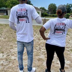 Up Up and Away Moving 813 - Owners promoting business