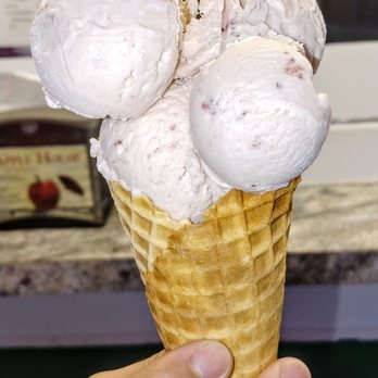 The Apple House - "Single" scoop in a waffle cone at Scoop'd! - American Near Me - Linden, Virginia The Apple House - "Single" scoop in a waffle cone at Scoop'd! - American Near Me - Linden, Virginia