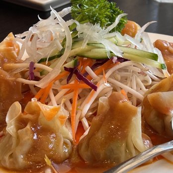 Veggie Garden - Homemade VG Wonton with Chili Sauce - Vegan Near Me - Mountain View, California