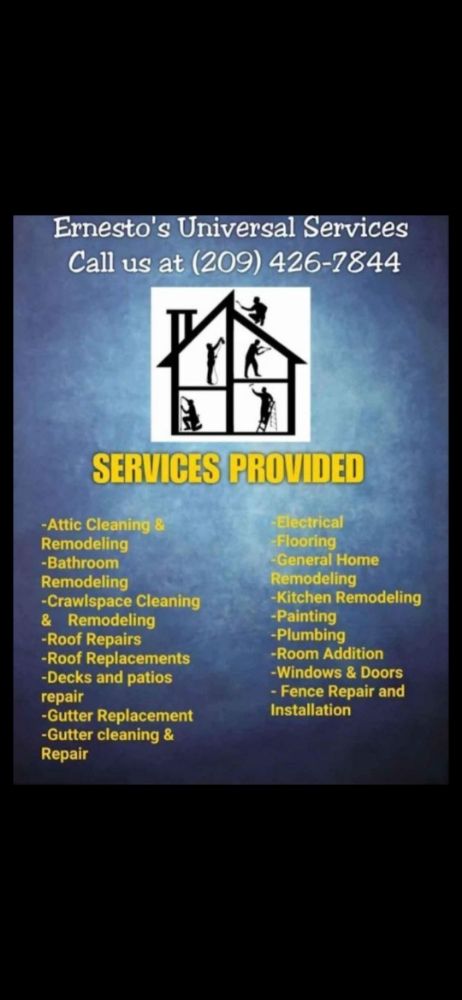 Slide of Ernestos Universal Services