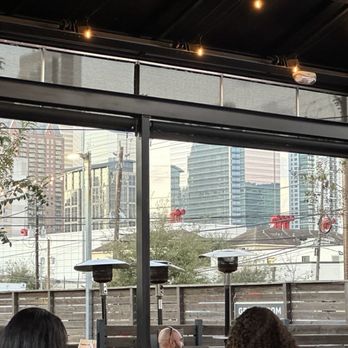 J-Bar-M Barbecue - We can see the downtown skyline from our table - Barbeque Near Me - Houston, Texas J-Bar-M Barbecue - We can see the downtown skyline from our table - Barbeque Near Me - Houston, Texas