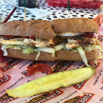 Firehouse Subs - a hot dog and a pickle - Fast Food Near Me - Shreveport, Louisiana