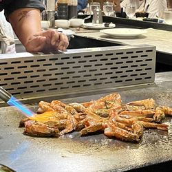 Teppanya - Shrimp flambé