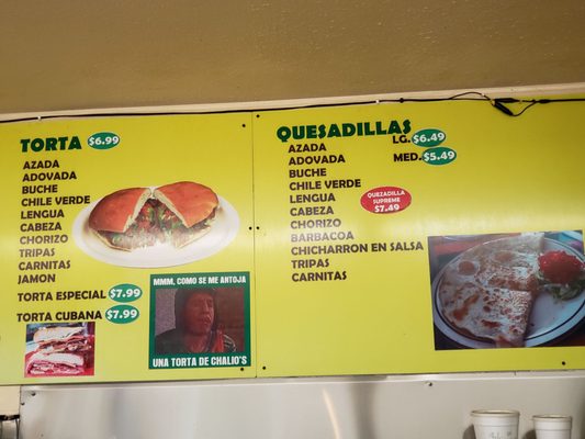 Menu photo 1 Tacos y Tortas Chalio's 3 Hanford, CA