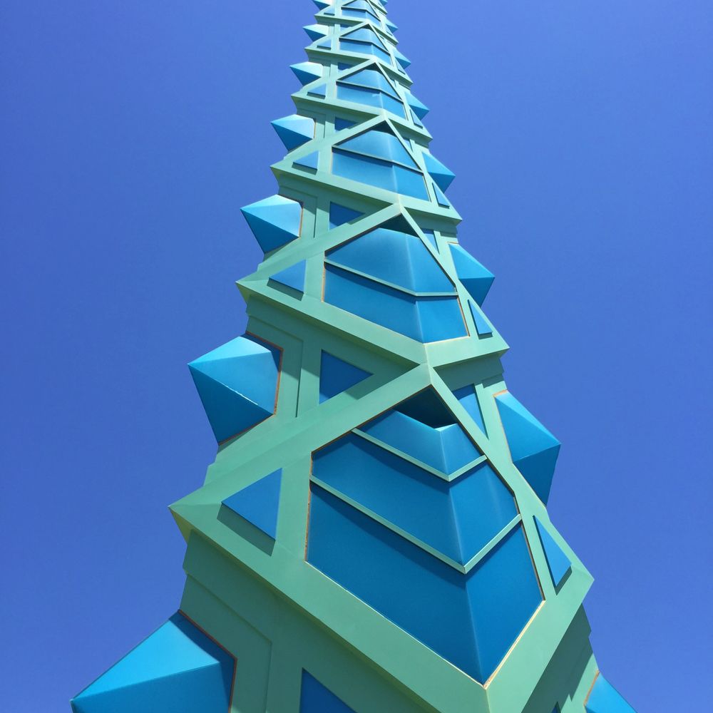 Frank Lloyd Wright Spire - The spire up close - Landmarks & Historical Buildings Near Me - Scottsdale, Arizona Frank Lloyd Wright Spire - The spire up close - Landmarks & Historical Buildings Near Me - Scottsdale, Arizona