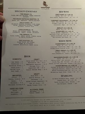 Menu photo 6 Coq D'or Restaurant & Lounge Chicago, IL