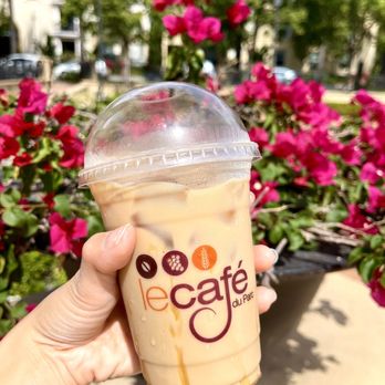 Le Cafe Du Parc - Caramel latte - Cafes Near Me - Irvine, California