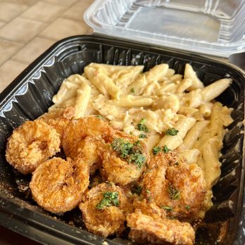 Cuzzo's Cuisine - Shrimp & 1/2 Lobster Combo @feisty.eats - Southern Near Me - Charlotte, North Carolina