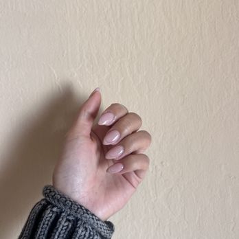 La Bella Nails - Almond French tips by Lily - Nail Salons Near Me - Saratoga, California La Bella Nails - Almond French tips by Lily - Nail Salons Near Me - Saratoga, California