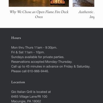 Gio Italian Grill - Italian Near Me - Macungie, Pennsylvania Gio Italian Grill - Italian Near Me - Macungie, Pennsylvania