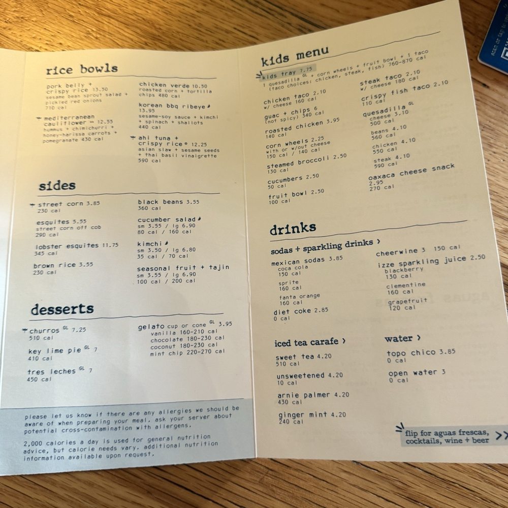 Bartaco - Menu - Tacos Near Me - Charleston, South Carolina Bartaco - Menu - Tacos Near Me - Charleston, South Carolina