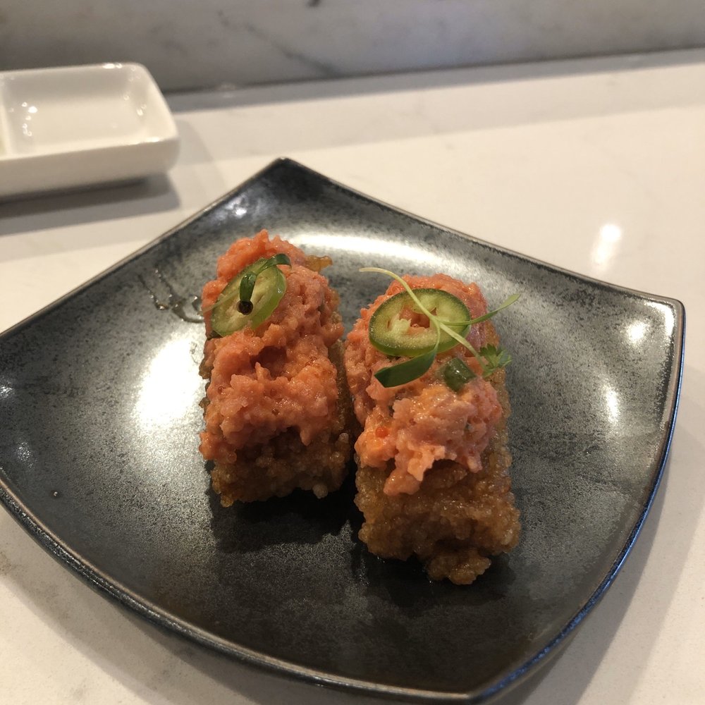 Edoko Omakase - Spicy tuna crispy rice - Sushi Bars Near Me - Irving, Texas Edoko Omakase - Spicy tuna crispy rice - Sushi Bars Near Me - Irving, Texas