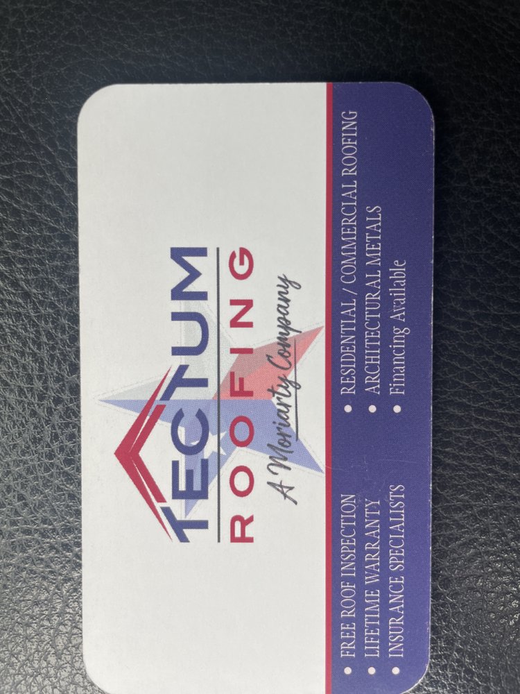 Slide of Tectum roofing