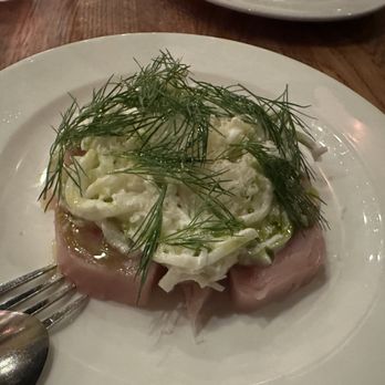 L'Oursin - Thon - Raw Tuna with dill - French Near Me - Seattle, Washington