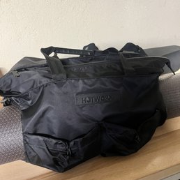 Yoga mat bag and yoga mat (pretty good quality bag w detachable shoulder strap and exterior of water bottle pockets) Yoga mat bag and yoga mat (pretty good quality bag w detachable shoulder strap and exterior of water bottle pockets)