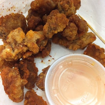 Cha For Tea - Popcorn chicken comes with a sweet and sour sauce - Coffee & Tea Near Me - Irvine, California Cha For Tea - Popcorn chicken comes with a sweet and sour sauce - Coffee & Tea Near Me - Irvine, California