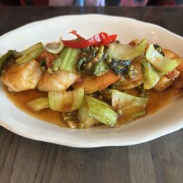 Curried shrimp
