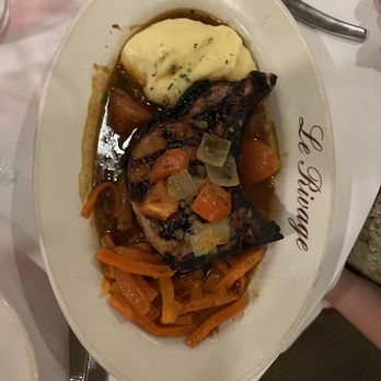 Le Rivage - Heritage Hampshire Pork Chop - French Near Me - New York, New York Le Rivage - Heritage Hampshire Pork Chop - French Near Me - New York, New York