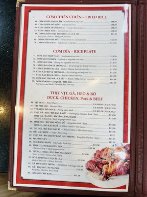 Menu photo 2 Minh Ky Restaurant San Diego, CA Menu photo 2 Minh Ky Restaurant San Diego, CA