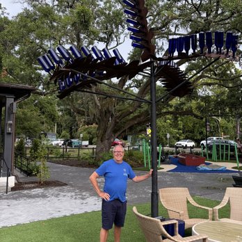 Ma Daisy’s Porch - Two huge blue bottle trees are on the property. Ain't no bad spirits around this place!!! - Seafood Near Me - Bluffton, South Carolina Ma Daisy’s Porch - Two huge blue bottle trees are on the property. Ain't no bad spirits around this place!!! - Seafood Near Me - Bluffton, South Carolina