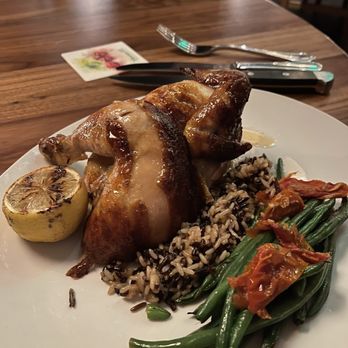 Seasons 52 - Half rotisserie chicken - New American Near Me - San Antonio, Texas Seasons 52 - Half rotisserie chicken - New American Near Me - San Antonio, Texas
