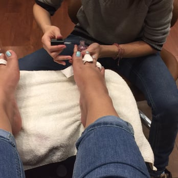 HD Nails - Spa pedicure  which she did a wonderful job! - Nail Salons Near Me - Tarzana, California